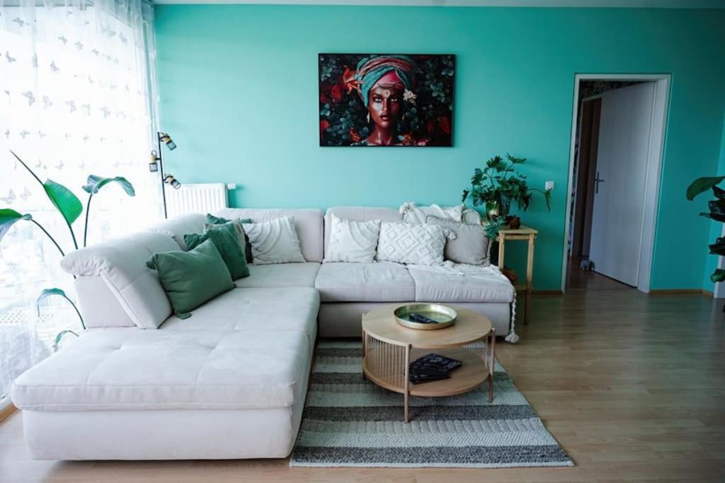 ניוסדיל אם סי Boho-Chic-Wohnung Neusiedl מראה חיצוני תמונה